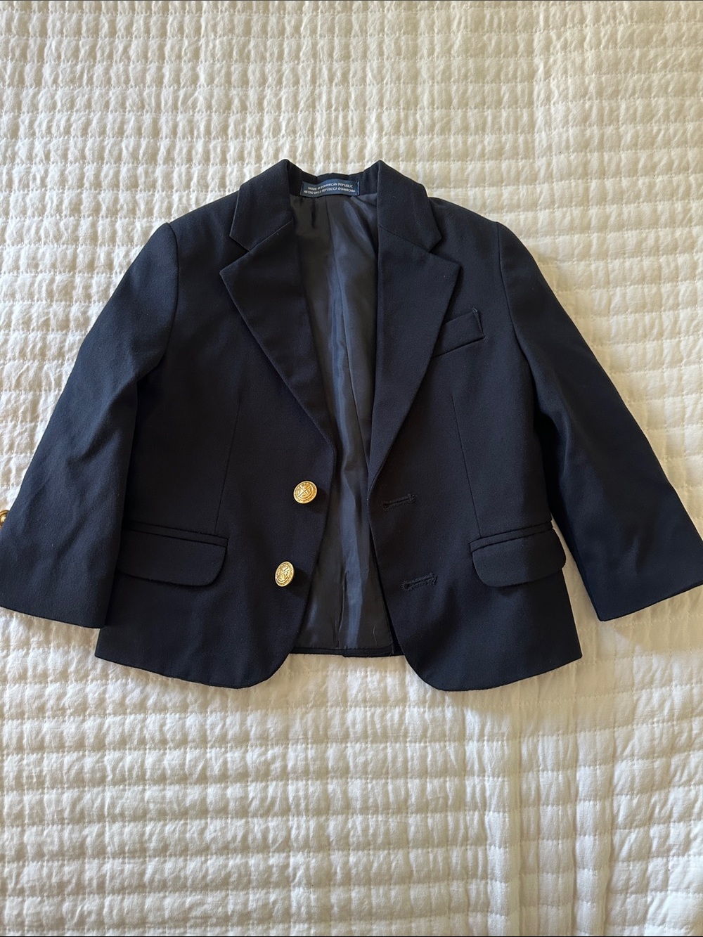 Baby boy Navy Blazer  with Gold Buttons